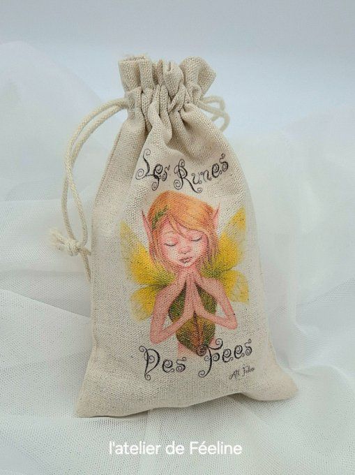 Runes des fée pétales violette 